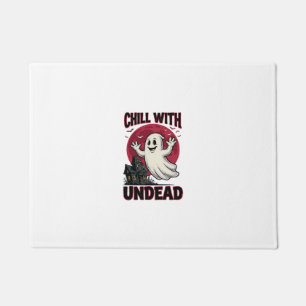 Felpudo Camiseta de Fantasma de Halloween Diseño de Zombie