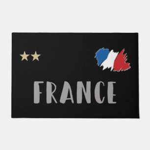 Felpudo Camiseta de fútbol de Francia Fan Bandera de Franc