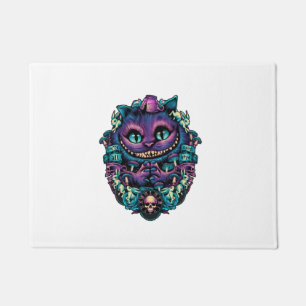 Felpudo Camiseta de gato de Cheshire Alicia en gráfico de