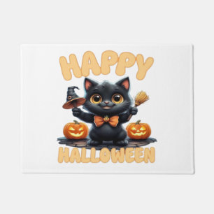 Felpudo Camiseta de gato fantasma, camiseta de Halloween, 