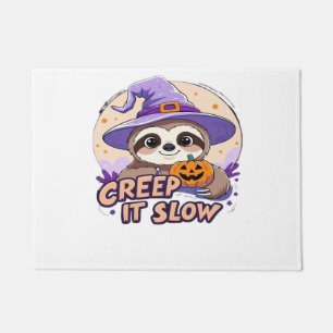 Felpudo Camiseta de Halloween de Perezoso Lindo � Divertid