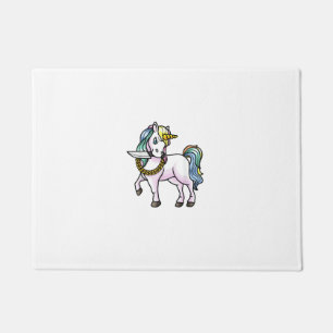 Felpudo Camiseta de mujer chicas unicornio con cuchillo