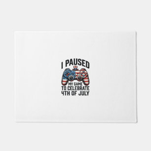 Felpudo Camiseta de videojuegos patriota del 4 de julio pa