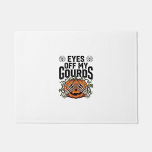 Felpudo Camiseta Divertida de Calabaza Ojos Fuera de Mis C