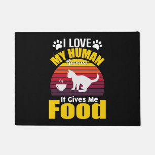 Felpudo Camiseta Divertida de Gato para Hombres y Mujeres 