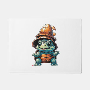 Felpudo Camiseta esencial de tortuga adorable con estado d