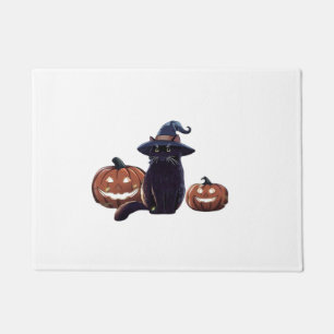 Felpudo Camiseta oversize de gato negro de Halloween