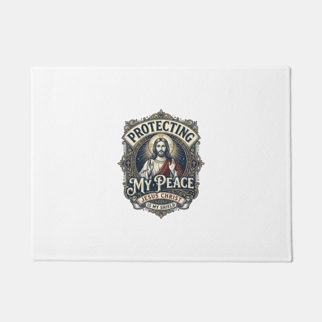 Felpudo Camiseta Respeto Propio Límites Jesús Fe Basada De (Anverso)