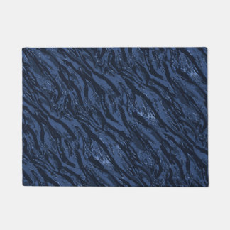 Felpudo Camo de rayas azules