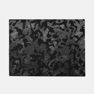 Felpudo Camo moderno - Negro y gris oscuro - camuflaje