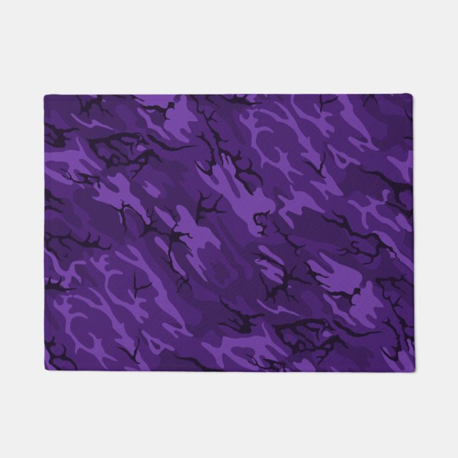 Felpudo Camo morado oscuro (Anverso)