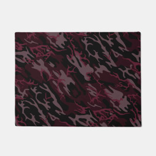 Felpudo Camo rojo oscuro