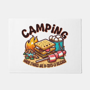 Felpudo campamento de smores