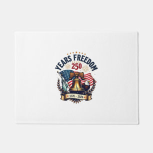Felpudo Campana de la Libertad Vintage Patriótica 250 Años