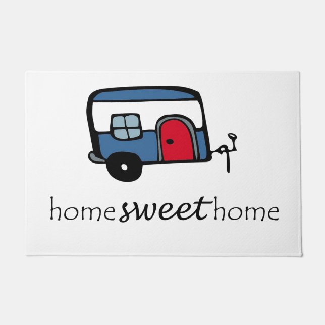 Felpudo Camper Hogar Dulce (Anverso)