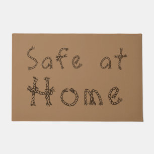 Felpudo Campesina rural de Rope occidental a salvo en casa