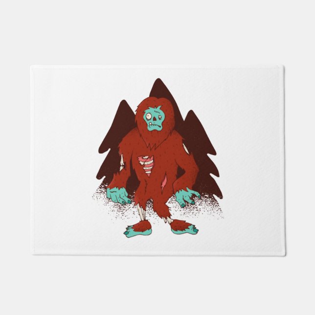 Felpudo Camping de Halloween (Anverso)