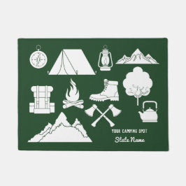 Felpudo Campistas de campaña para camping de Personalizado