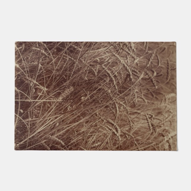 Felpudo Campo de trigo (por Eugène Atget) (Anverso)