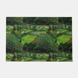 Felpudo Campo de vintage Van Gogh con cachorros
