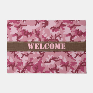 Felpudo Camuflaje rosa