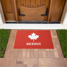 Canadá Día Rojo Blanco Bandera Canadiense Nombre d