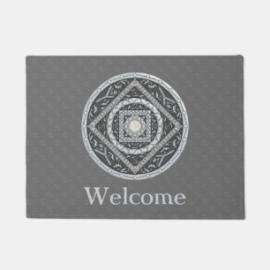 Felpudo Cancer Mandala Doormat
