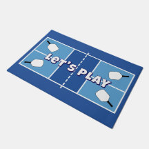 Cancha de Pickleball Carolina Azul Personalizada
