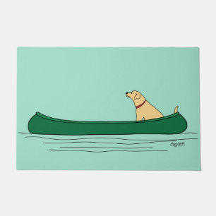 Felpudo Canoa de remo de perro