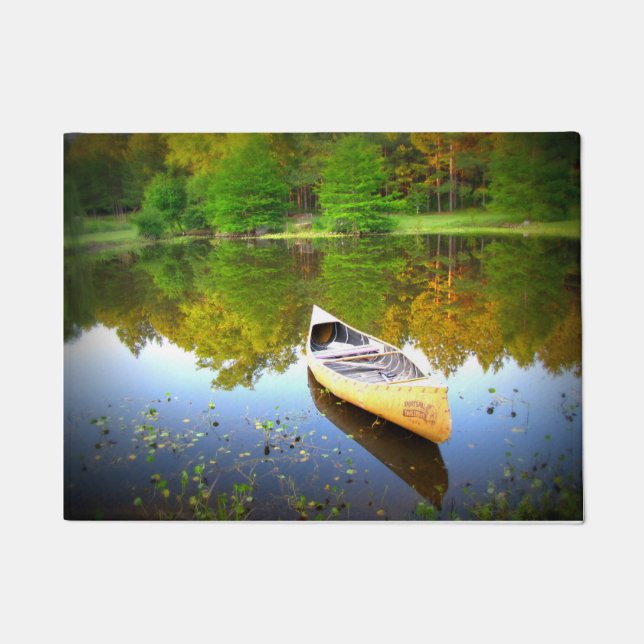 Felpudo Canoa en Lake Door Mat (Anverso)