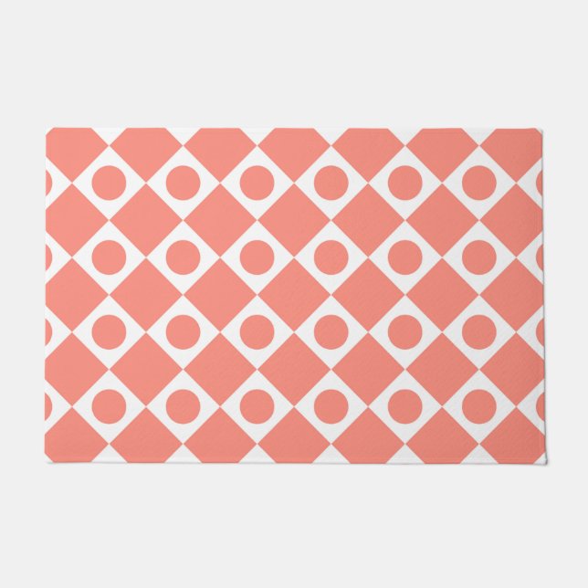 Felpudo Cantaloupe Doormat de Mod Retro 60 (Anverso)