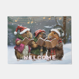 Felpudo Cantantes de Pig Carol de Guinea