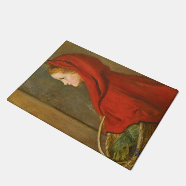 Felpudo Caperucita Roja (por John Everett Millais) (Angular)