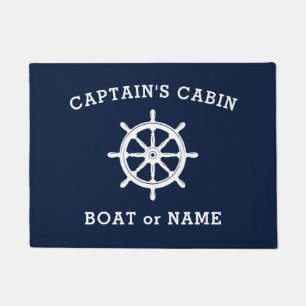 Felpudo Capitán de la rueda del buque Nombre del barco Ma