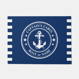 Felpudo Capitán del Ancla Náutico Naval de Cabina