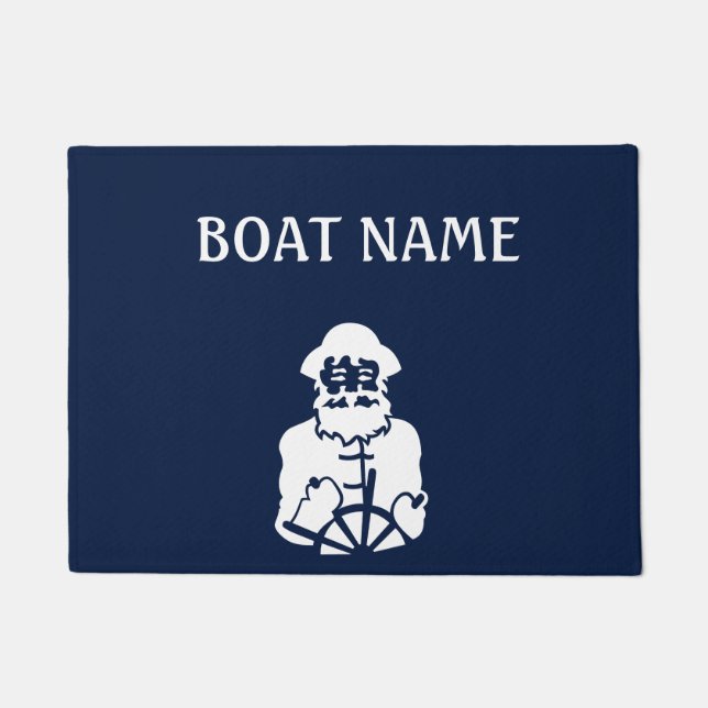 Felpudo Capitán Personalizado Dock Mat (Anverso)