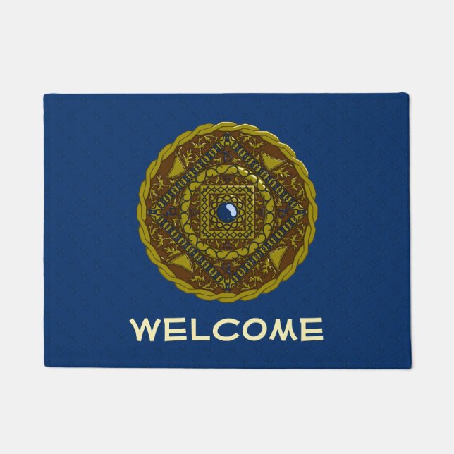 Felpudo Capricorn Mandala Doormat (Anverso)