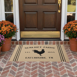 Felpudo Caqui | Rooster Rústico Personalizado