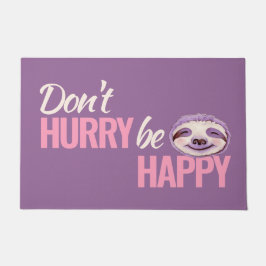 Felpudo Cara espumosa no se apresuren a ser púrpura rosa f