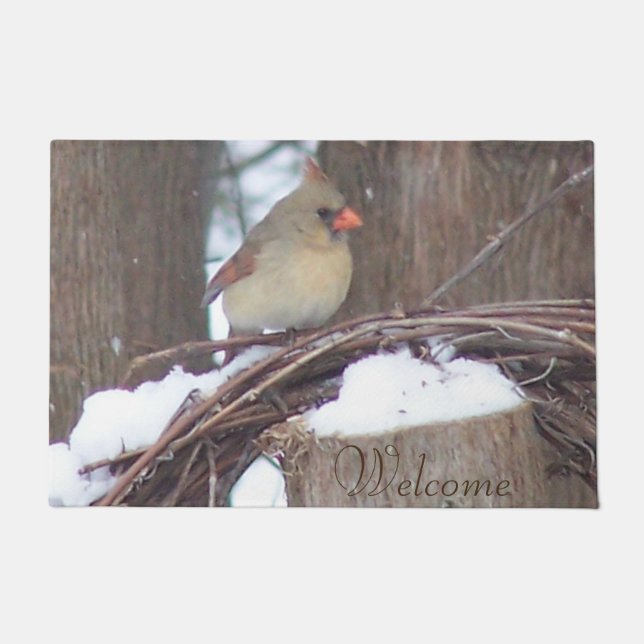 Felpudo Cardinal Door Mat (Anverso)