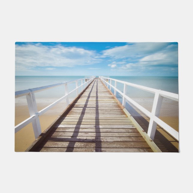 Felpudo Cargar tu foto de doormat (Anverso)