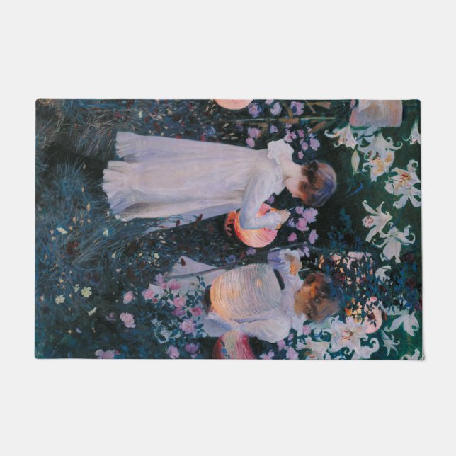 Felpudo Carnación, Lily, Lily, Rosa (John Singer Sargent) (Anverso)