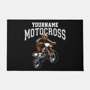 Felpudo Carreras personalizada de moto-cruz sucia para cic