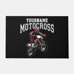 Felpudo Carreras personalizada de moto-cruz sucia para cic