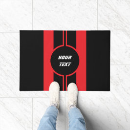 Felpudo Carreras Red Doble Rayas Personalizado Deportivo