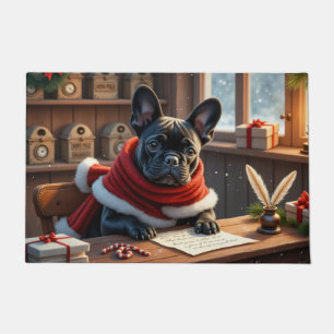 Felpudo Cartas de Bulldog Francés a Santa Arte