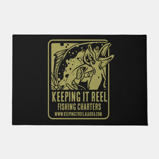 Felpudo Cartas De Pesca Y Accesorios De Club (Anverso)