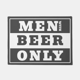 Felpudo Cartel de estilo para amantes de la cerveza