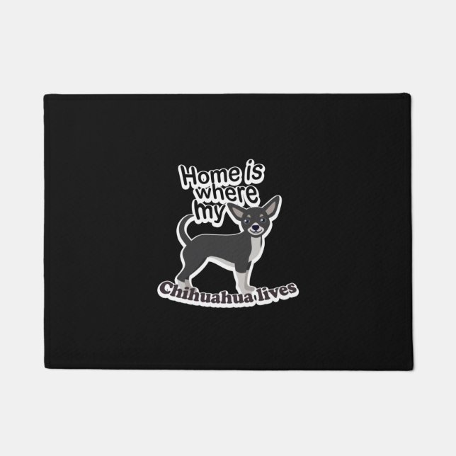 Felpudo Casa de Chihuahua (Anverso)