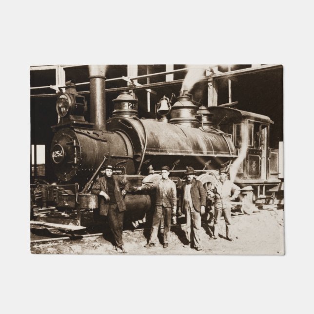 Felpudo Casa de máquinas en el tronco magnífico de Battle (Anverso)